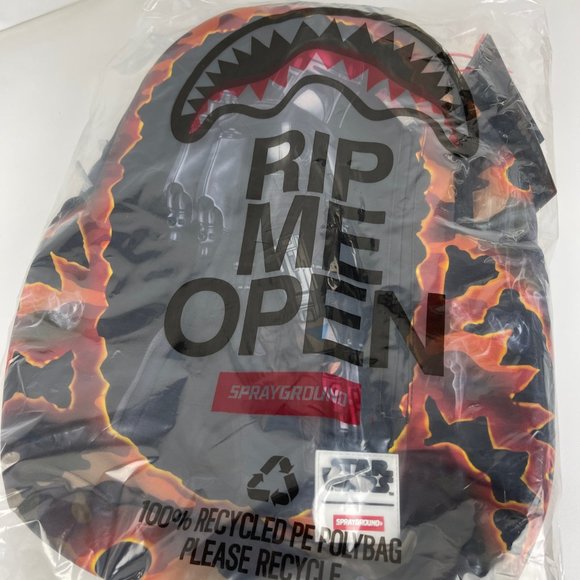 New Sprayground Star Wars Mandalorian Blowout Shark Backpack - Picture 10 of 10